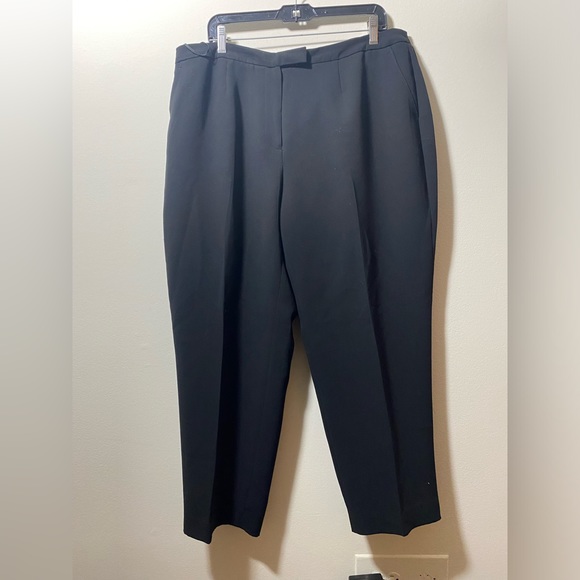 Kasper Pants - Kasper  size 18 women's petite  black work pants